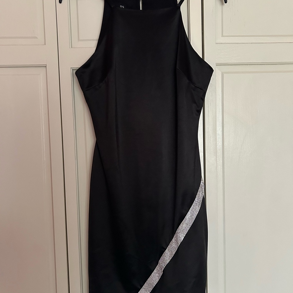 Black and sparkle homecoming dress